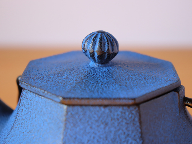 鉄瓶兼用急須 みやび 0.4L 南部宝生堂 及富 OITOMI 南部鉄器 黒 青