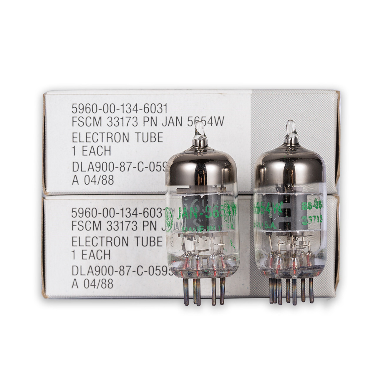 Nobsound マッチドペア 7ピン GE JAN 5654W 真空管 6AK5 / 6J1 /6Ж1