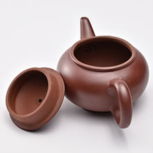 紫砂風 広東潮州 茶壺 急須 中国茶器・悦心水平壺 130ml : 天香茶行