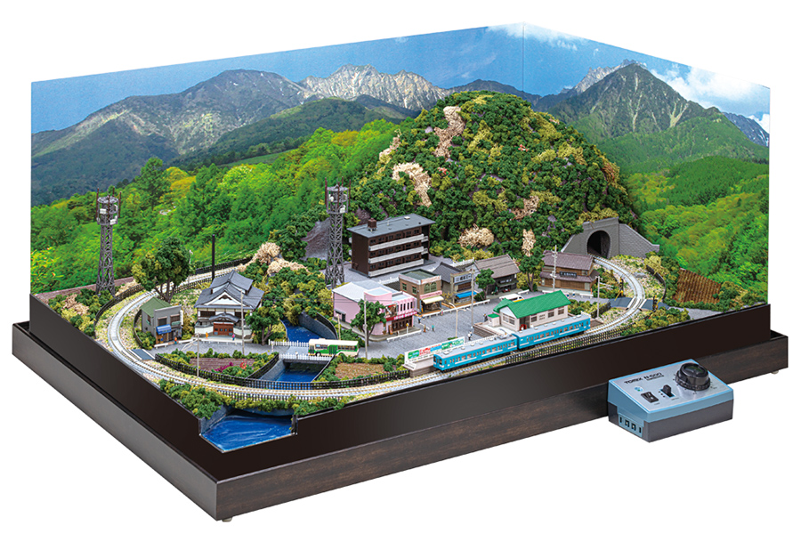 Nゲージミニジオラマ 田舎の駅前風景 ミニジオラマ 田舎の風景 - YouTube