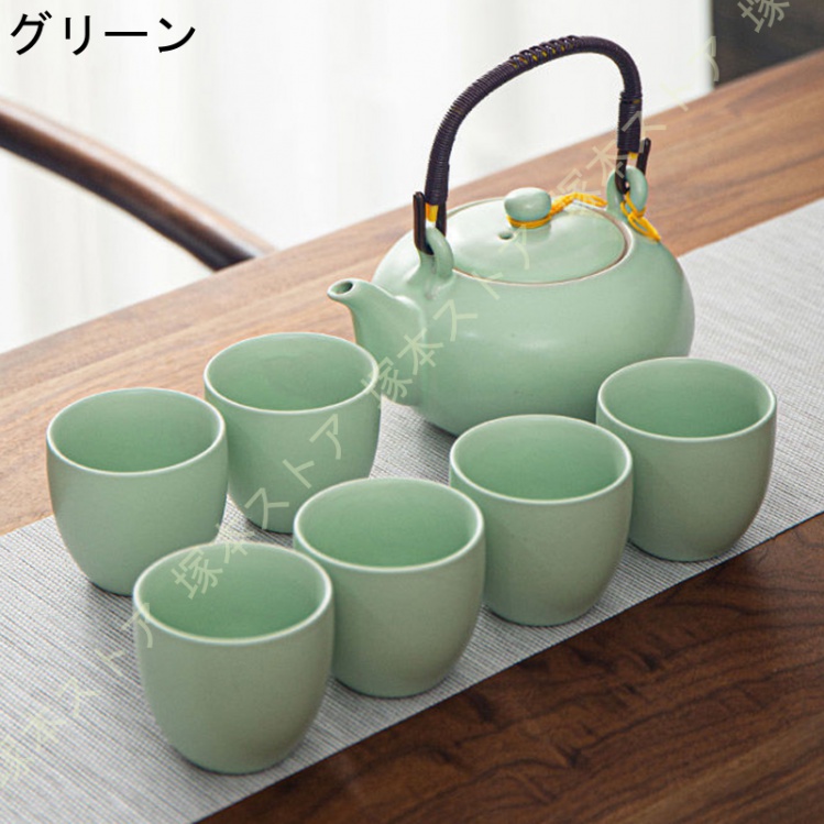 茶器 セット 急須セット お茶セット 和風 湯呑み 茶道具 磁器 茶托付き