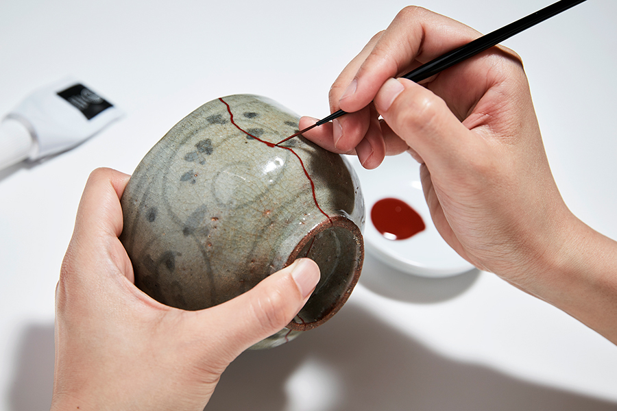 金継ぎコフレ 天然漆と純金粉の本格金継ぎキット 堤淺吉漆店 動画解説