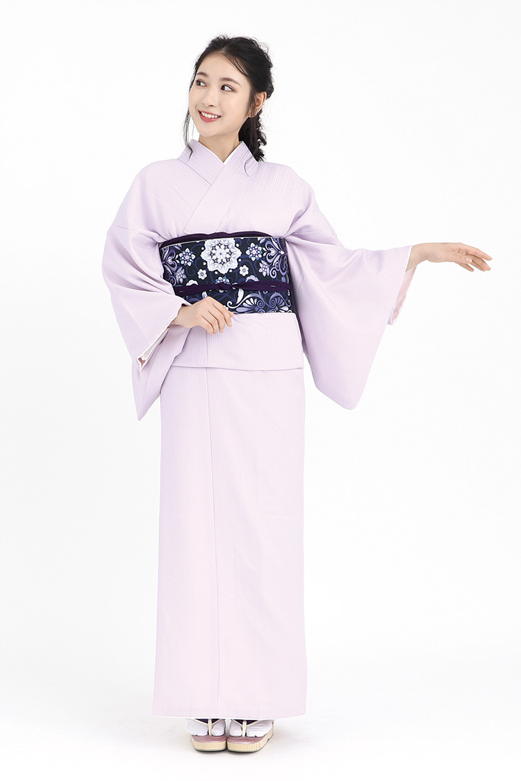 ROCCA（六花） 色無地 単衣 着物 単品 東レシルジェリー 東レスマイル