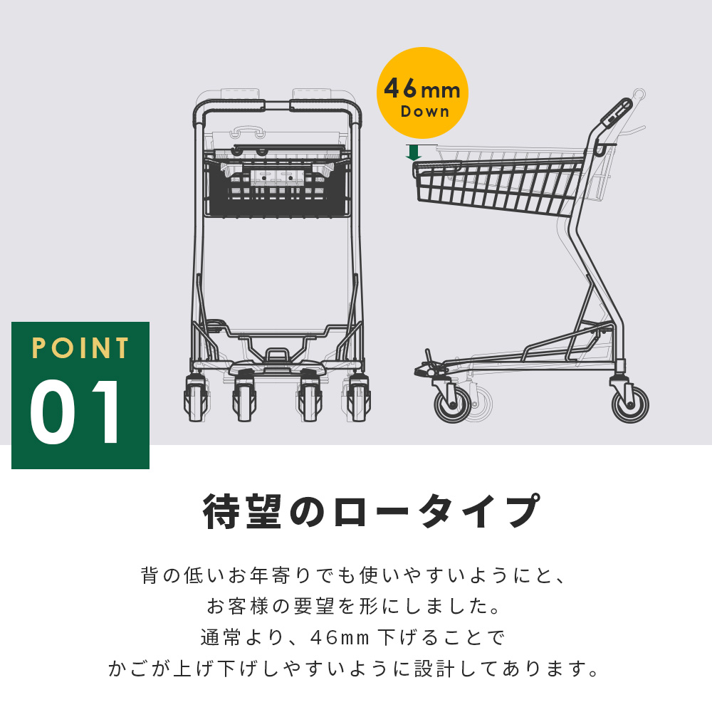 スーパーメイト ショッピングカート VC-705ML(1130032700120) 業務用