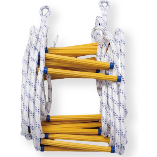 ONE STEP 【在庫限り】避難はしご 3階用 10m ロープはしご 防災グッズ