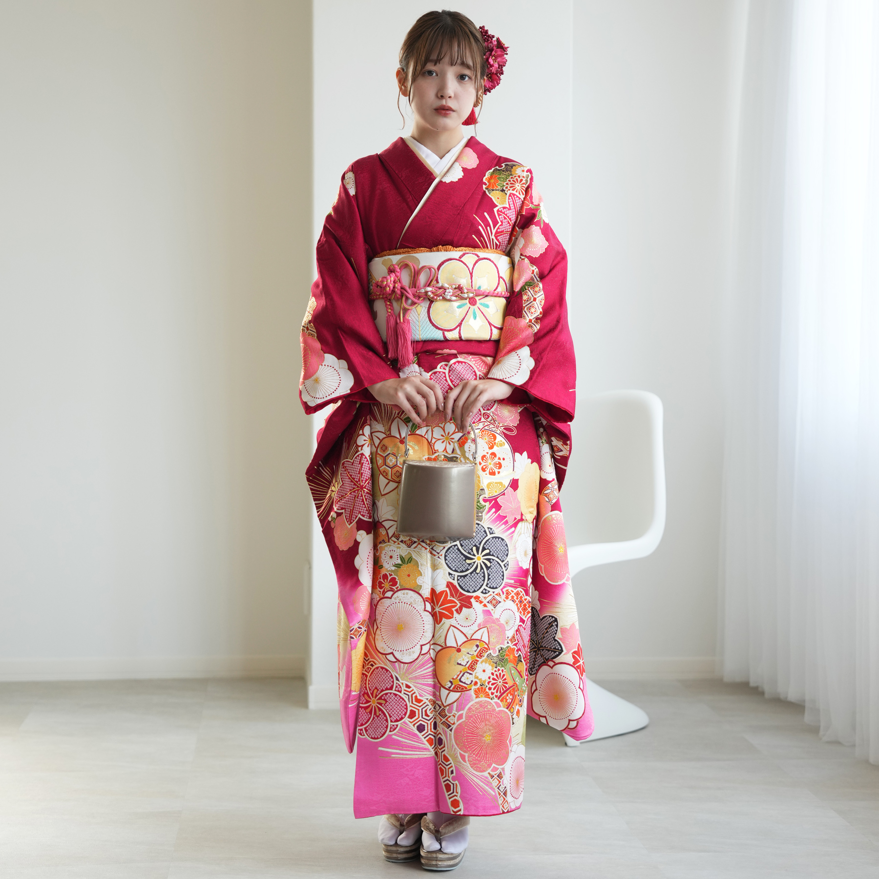 振袖 レンタル 成人式 21点セット レトロ 古典 結婚式 結納 前撮り