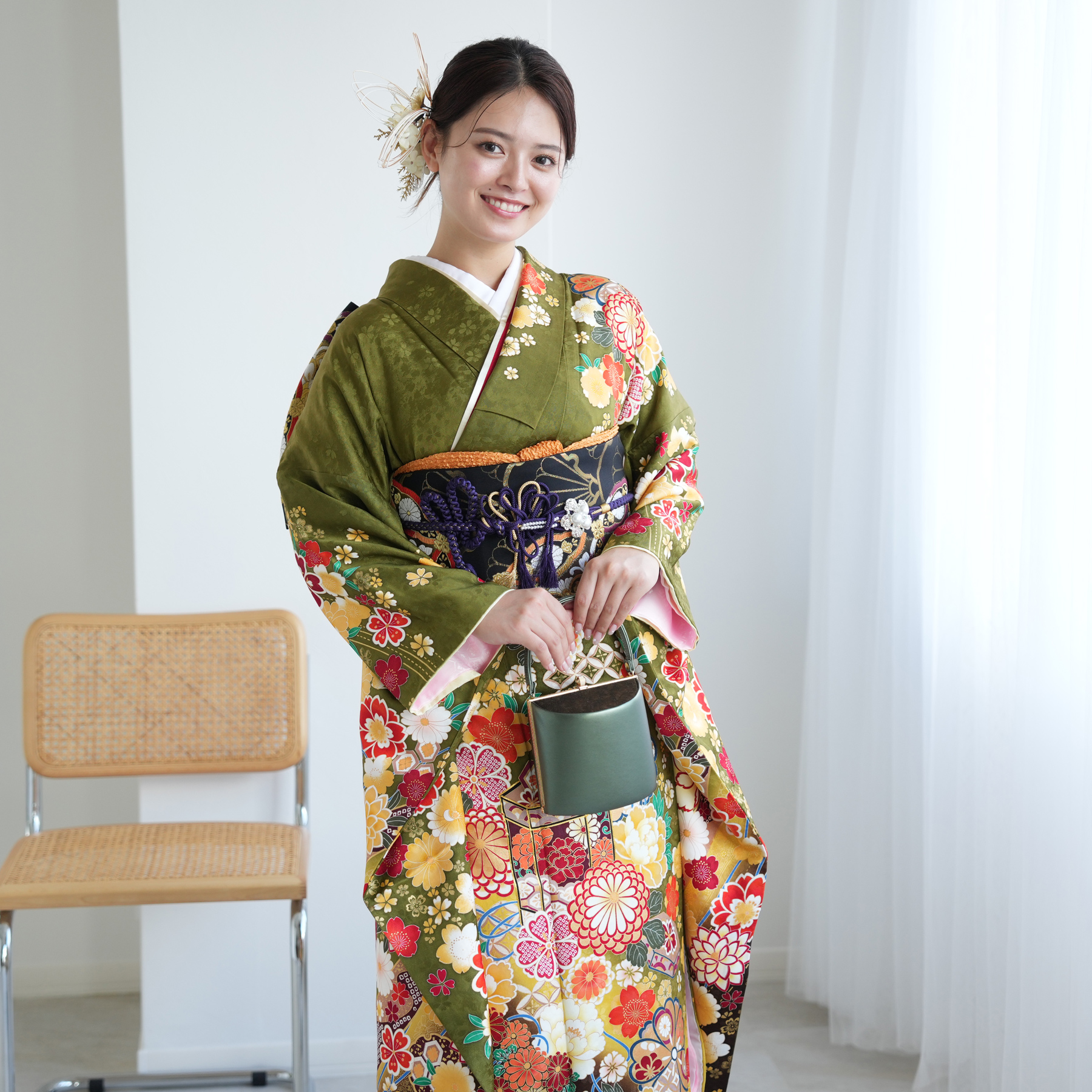 振袖 レンタル 成人式 21点セット レトロ 結婚式 結納 前撮り 振袖