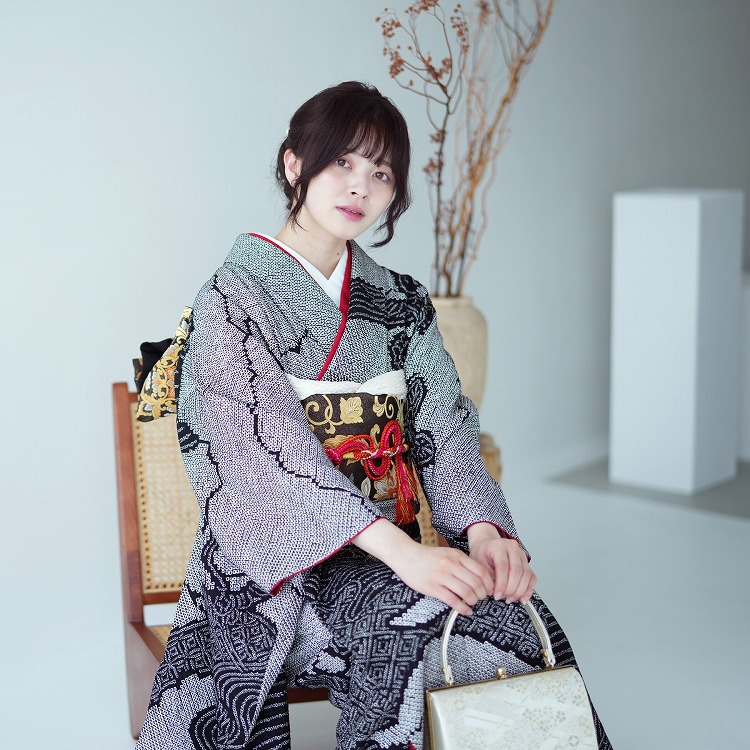 総絞り 振袖 成人式 フルセット 正絹 黒地 楽天市場】【成人式 振袖