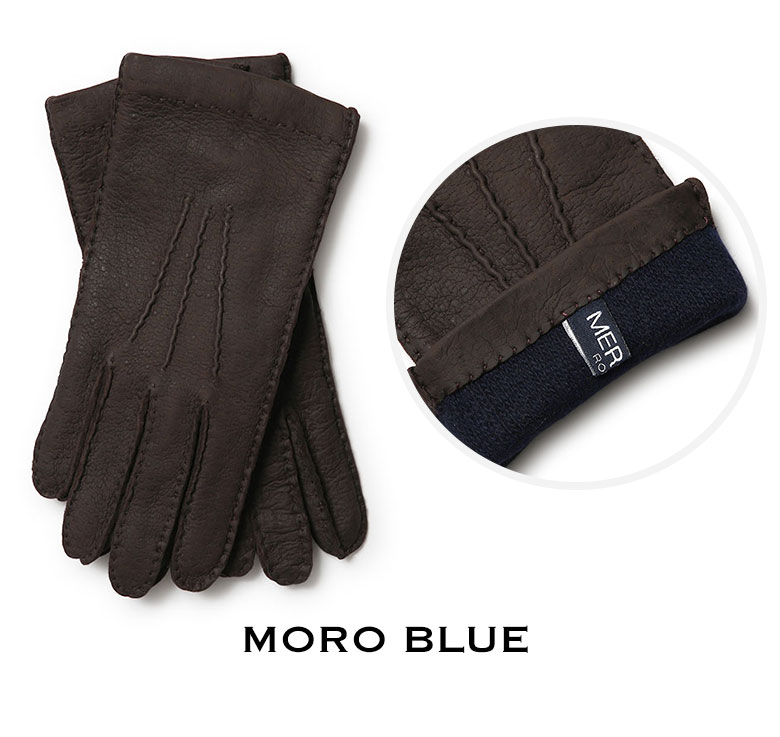 メローラ 手袋 ペッカリー メンズ カシミア グローブ MEROLA : VIAJERO