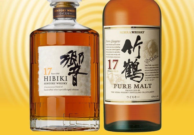 SUNTORY（サントリー） 響17年＆ニッカ竹鶴17年 長期熟成ジャパニーズ