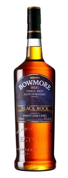 ボウモア ブラックロック 40％ 1000ml 箱入り 免税店向け （シングル