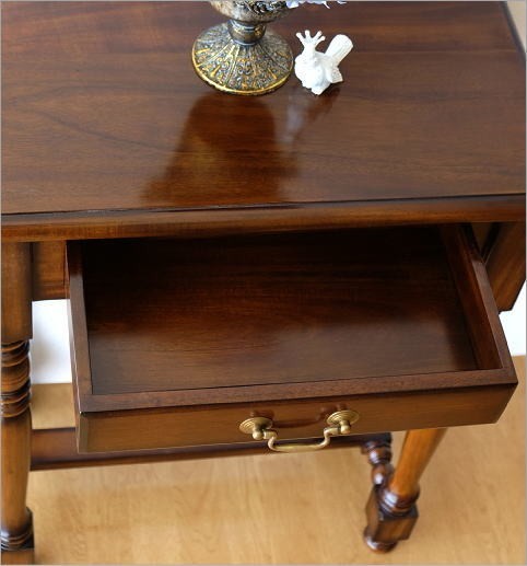 ウッドギャラリー樹 コンソールテーブル 玄関 アンティーク 花台 電話