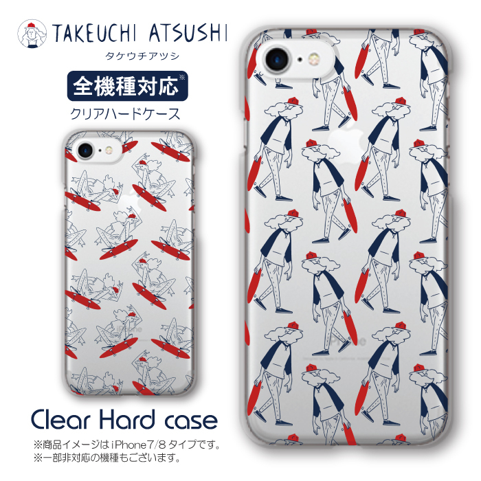 タケウチアツシ スマホケース スケボー TAKEUCHI ATSUSHI 全機種対応
