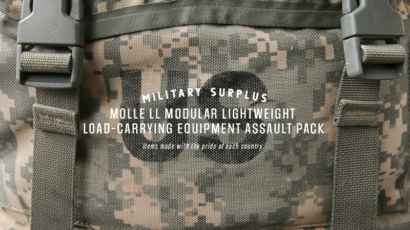MILITARY（ミリタリー） 実物 USED 米軍 MOLLE II 3DAY アサルトパック