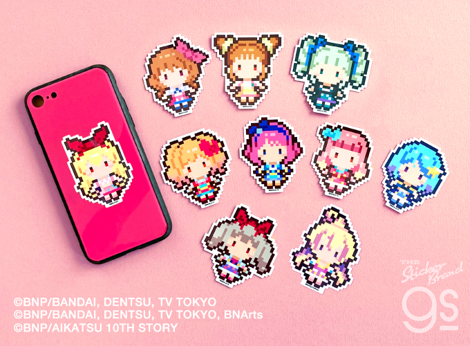 アイカツ レザーステッカー 6種 新品未開封 アイカツ レザー