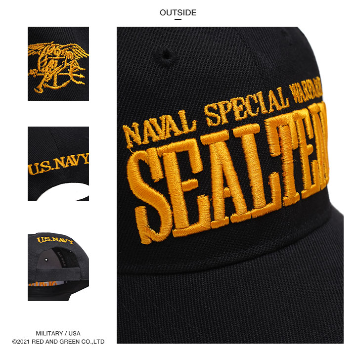 ネイビーシールズ キャップ 零 ZERO 帽子 ローキャップ ボールキャップ