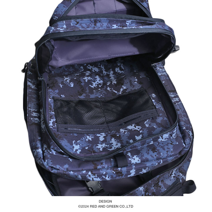 自衛隊 グッズ 海自迷彩 デジタル迷彩 リュック 防水 大容量 アサルト