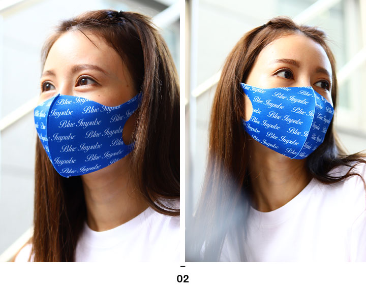 在庫あり 即発送 洗える マスク 速乾 通気性 布マスク 国内配送 ブルー