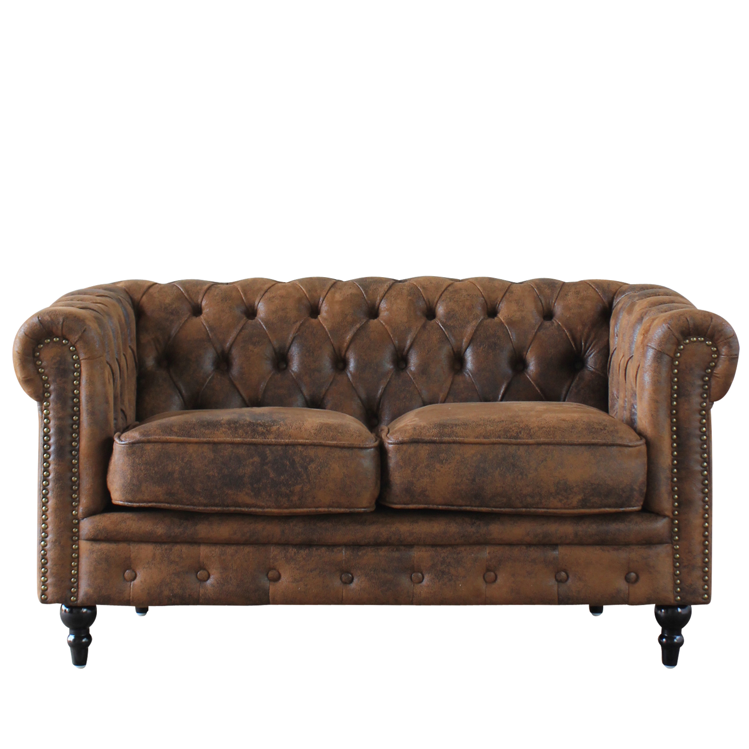 Vincent(ヴィンセント)シリーズ 2人掛け チェスターフィールド クラブ