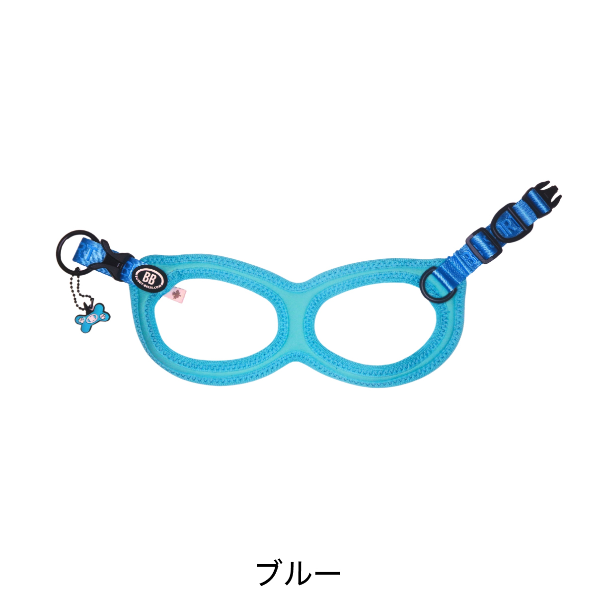 バディベルト BB ブルージーン5号 ハーネス フルクリスタル アクセント