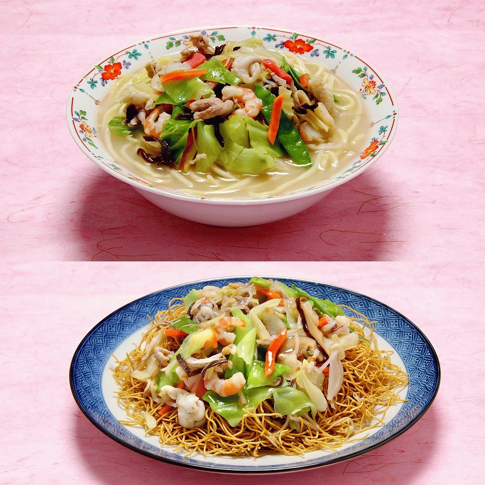 長崎ちゃんぽん＆皿うどんセット（ 4食） : ヤマイチSHOP - 通販