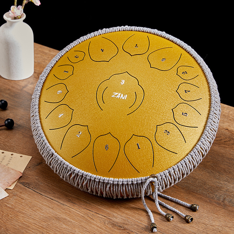 タングドラム スリットドラム 14インチ 15音 スチールタングドラム