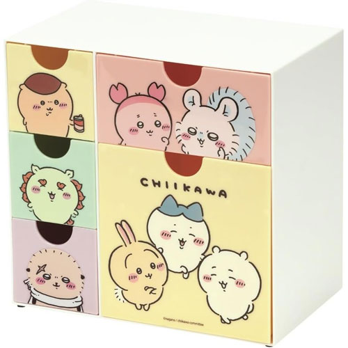 ちいかわ ミニチェスト 卓上小物入れ 引き出し収納ケース 収納ボックス
