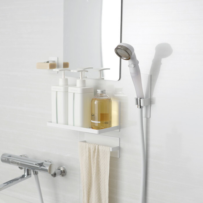 tower 山崎実業 マグネットシャワーヘッドホルダー タワー 公式 白 黒