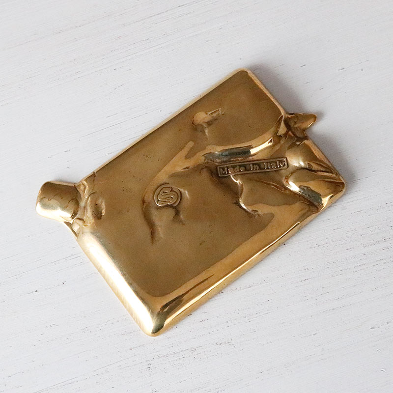 真鍮 灰皿 ゴールド トレイ おしゃれ アクセサリートレー インテリア