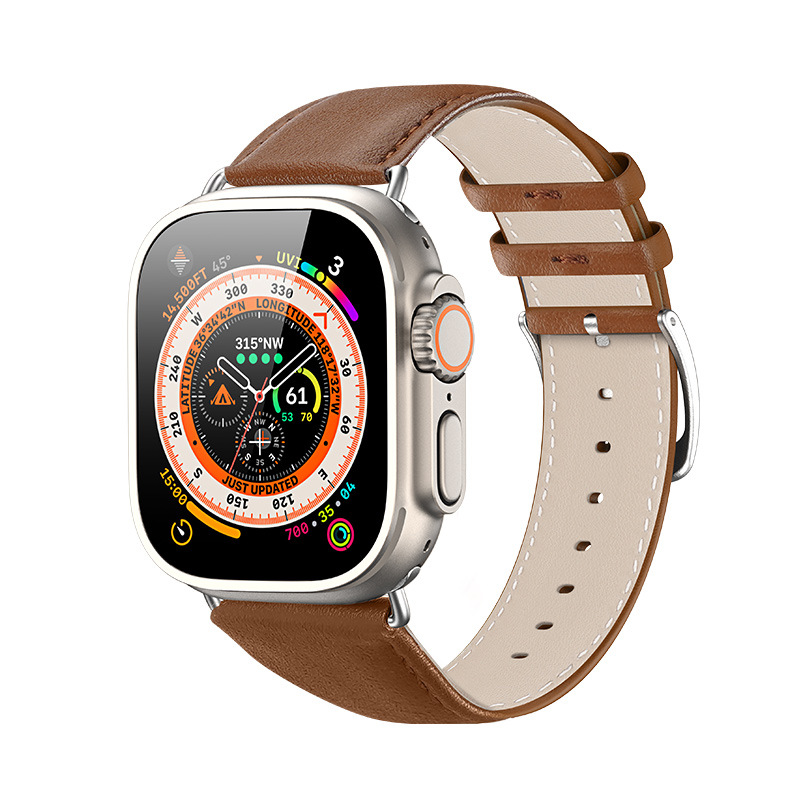 アップルウォッチ 9 ベルト Apple watch Ultra 3 バンド SE 本革 42mm