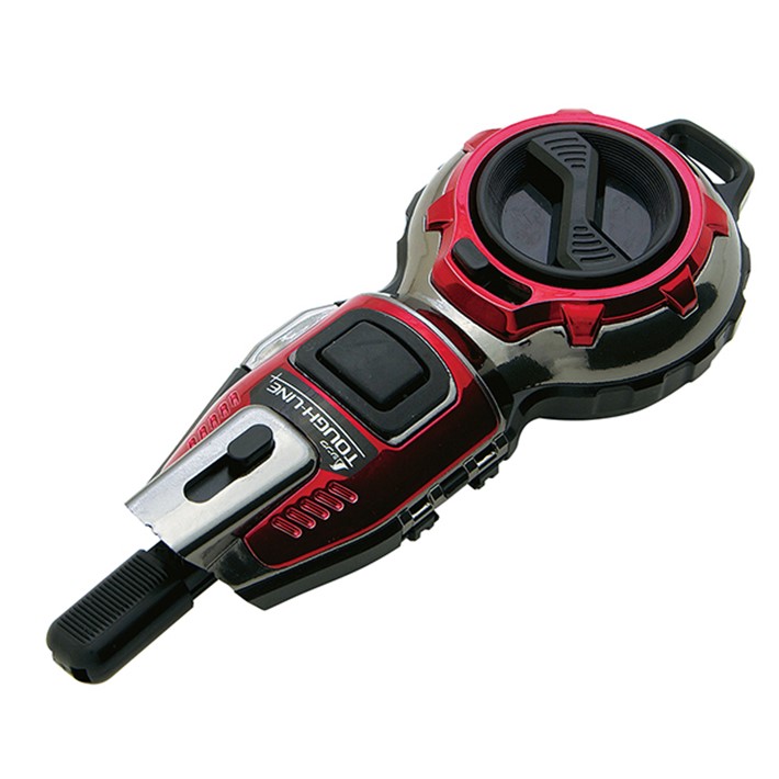 シンワ ハンディ墨つぼ Pro．Plus タフライン メタルレッド 自動巻取