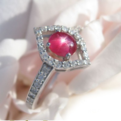 スタールビー/ツインスタールビー リング・ペンダントトップ カメオ