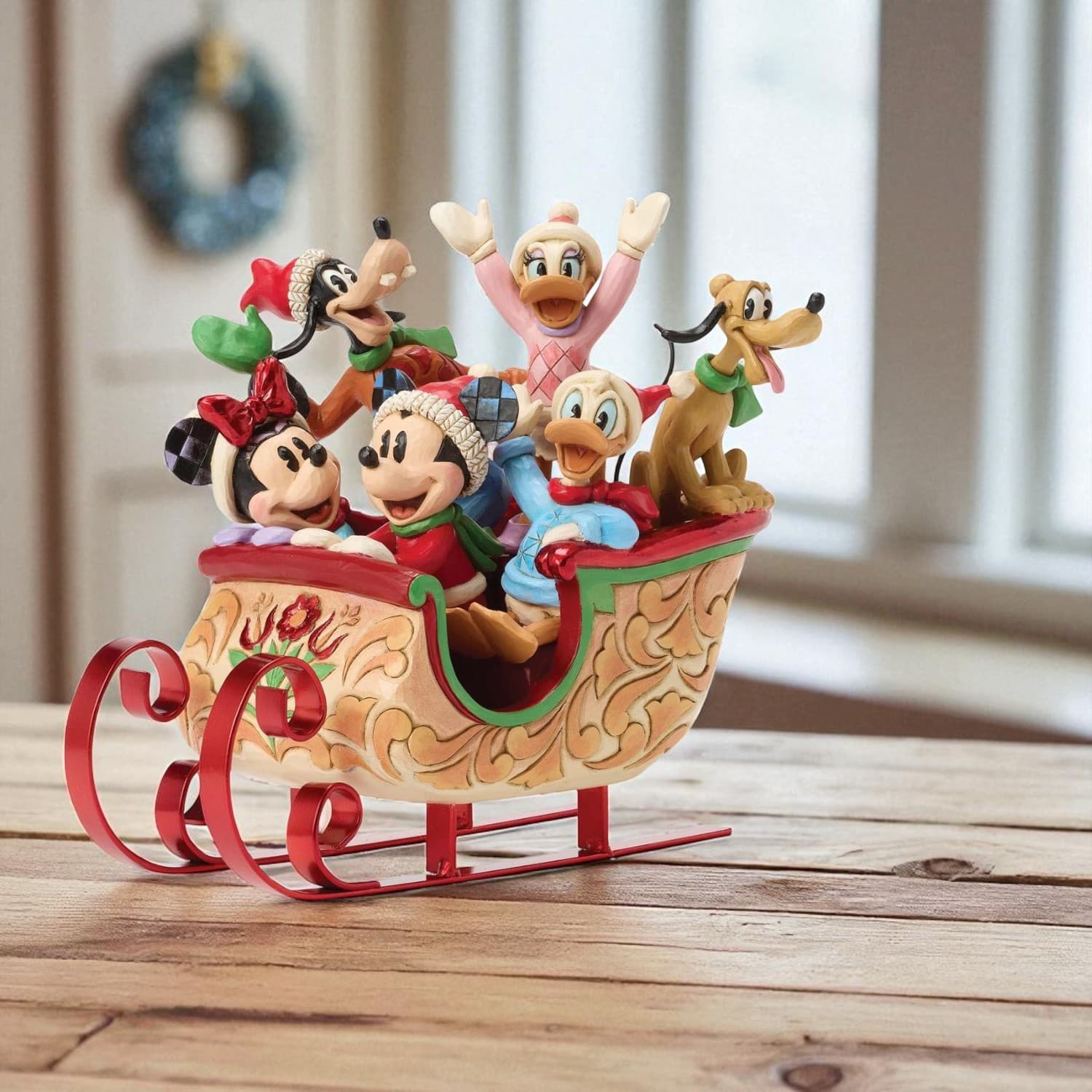 Mickey and Friends Chiristmas Sleigh ミッキー アンド フレンズ
