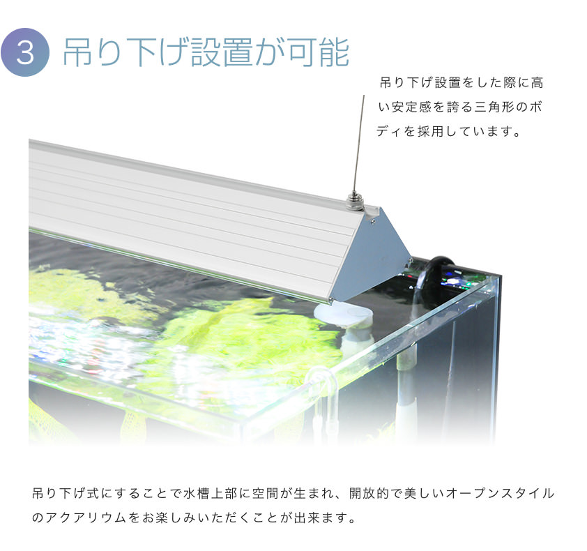 アクロ TRIANGLE LED MARINE 600 20000K