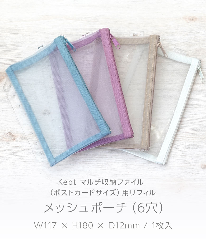 レイメイ藤井 Kept ケプト マルチ収納ファイル（ポストカードサイズ