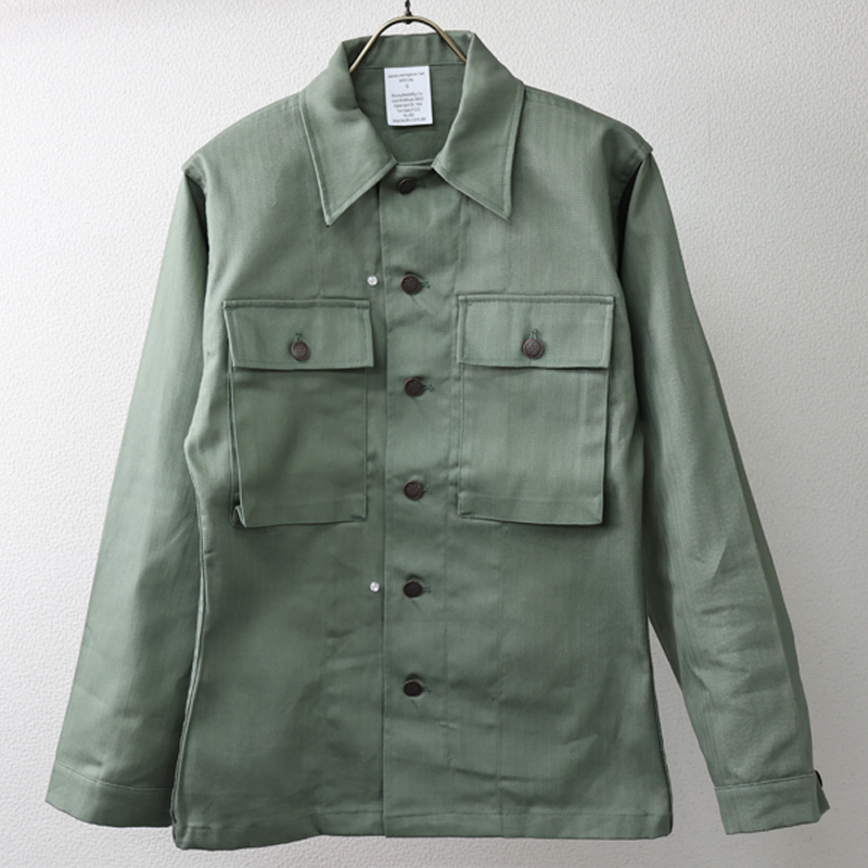 アメリカ軍. HBT M43ジャケット[復刻品] アメリカ 米軍 US WW2 新品 軍
