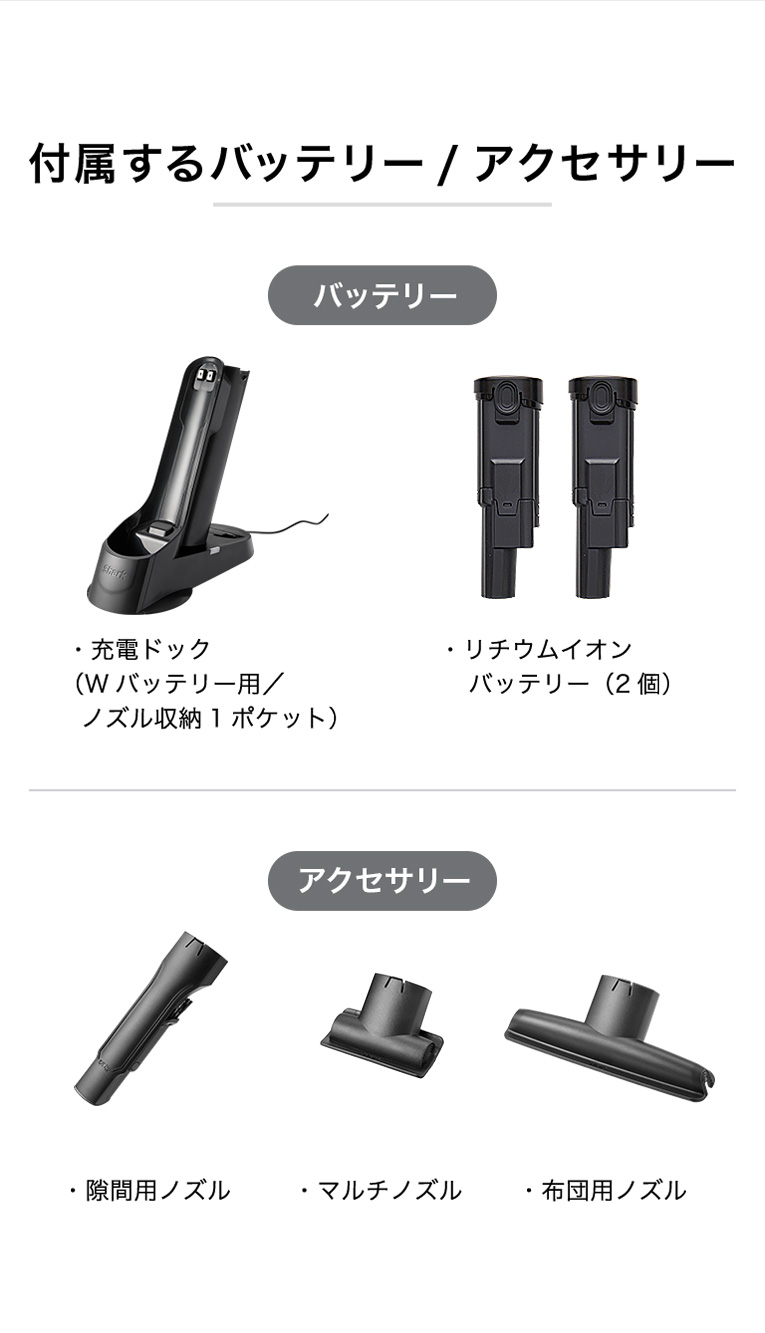 Shark（シャーク） ポイントUP Shark EVOPOWER エヴォパワー W35 充電