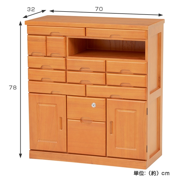 Q ヴィンテージ 木製 電話台 引き出し付き Q ヴィンテージ 木製 電話台