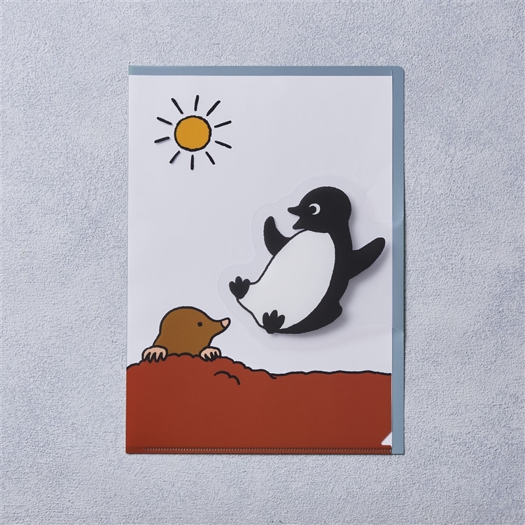 Suicaのペンギン フラップA4クリアファイル（びっくり！):オレンジ