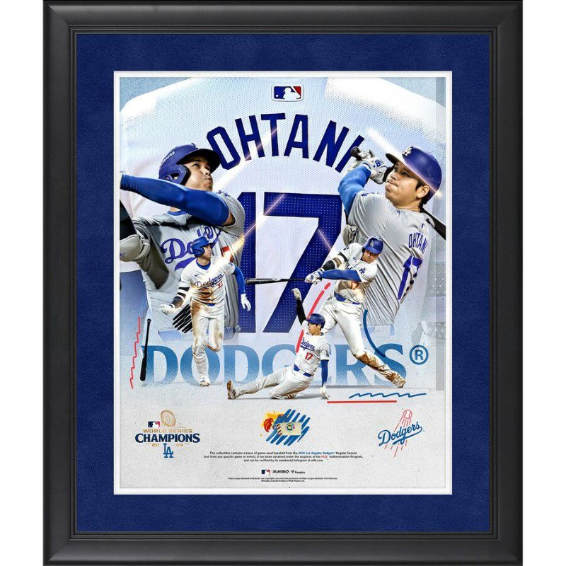 k14☆ドジャース大谷翔平 MVP！A3サイズポスターフレーム付き⑭セット