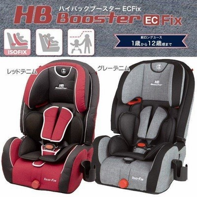 極美品 ISOFIX 日本育児 ハイバックブースターEC Fix ジュニアシート