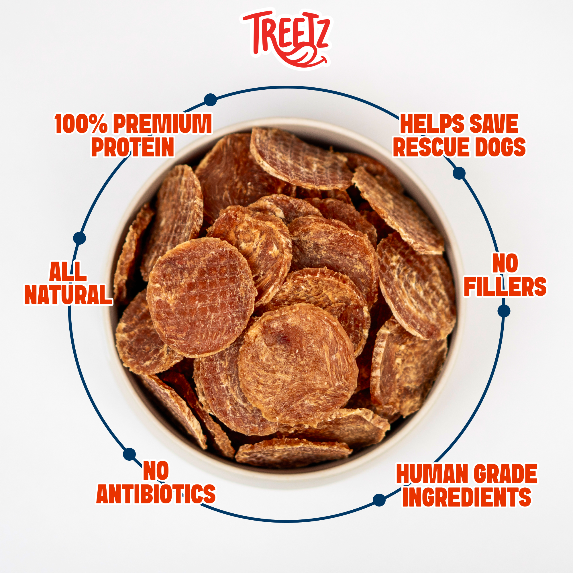 Chicken Dog Treats | Treetz – 100% Natural, Human-Grade, Loved by
