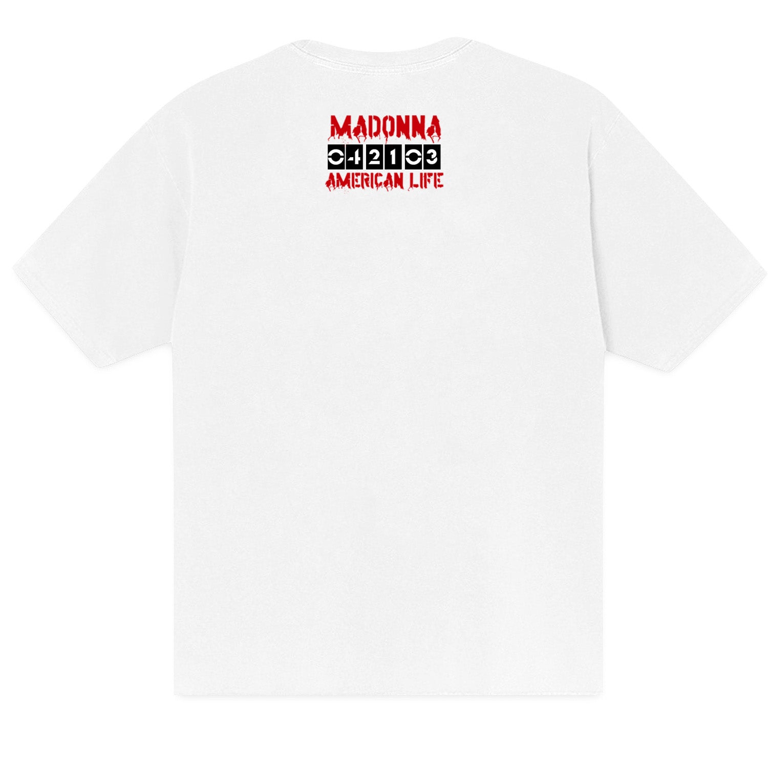 マドンナ AMERICAN LIFE 2003年 オフィシャル 貴重 Tシャツ Vintage