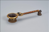 紫檀金鈿柄香炉 第5号 - 正倉院