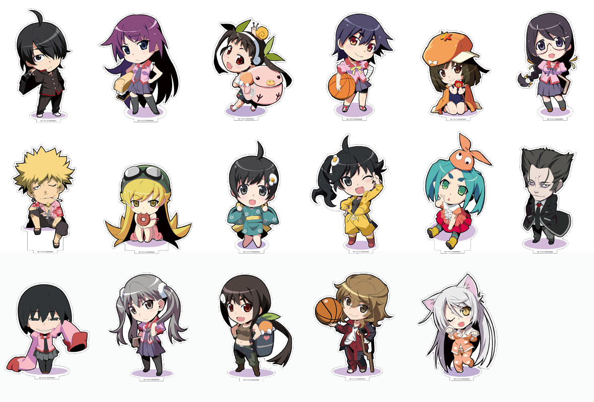 くじ引き堂 缶バッジ 神原駿河 ちびキャラ くじ引き堂 缶バッジ 神原