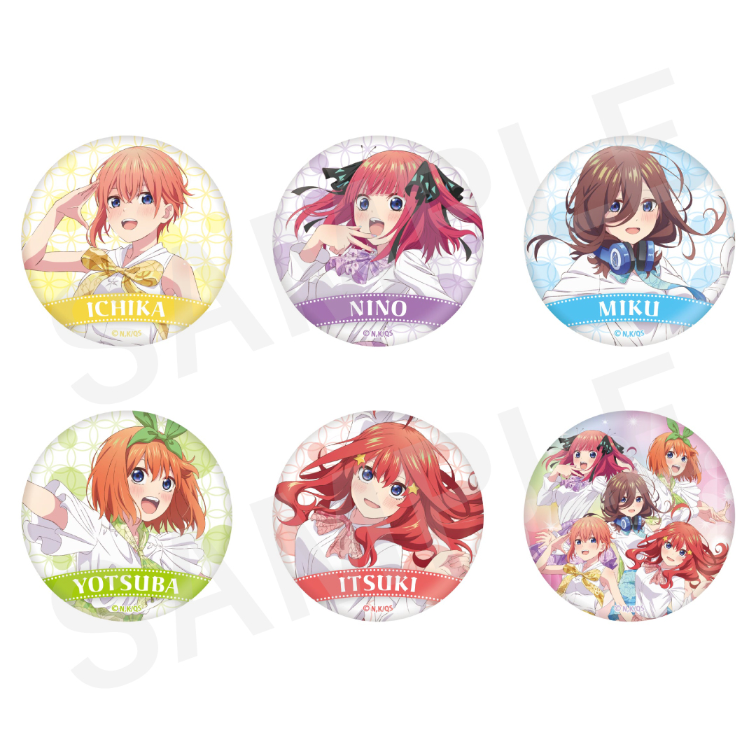 五等分の花嫁∽ トレーディング缶バッジ(ブラインド6種) | 五等分の