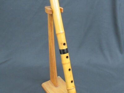 未使用 箱付き 東邦楽器 都山流 尺八寸管 清風 紫壇 未使用 箱付き