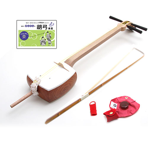 胡弓 本体 駒付き 和楽器 日本伝統楽器 木製弦楽器 弓奏三味線 胡弓 本体