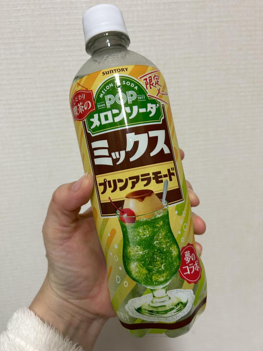 プリン メロンソーダ 食品サンプル レトロ ラジカセ缶 プリン