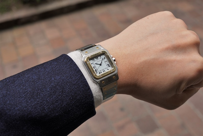 1980's カルティエ サントス・ドゥ・カルティエ LM SS/YG Cal.2671